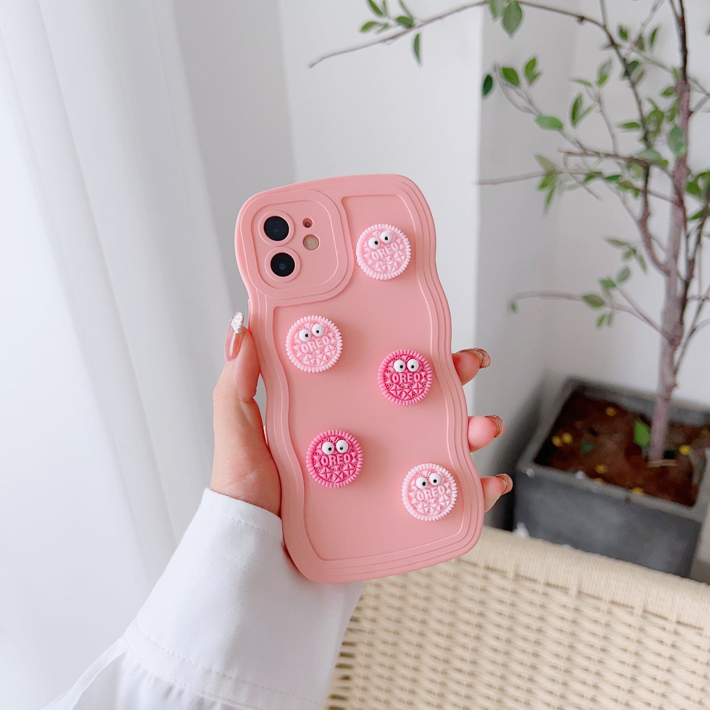 Wavey Grip Pink O-reo Case