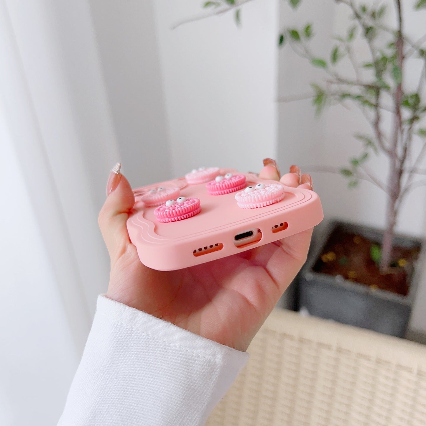 Wavey Grip Pink O-reo Case