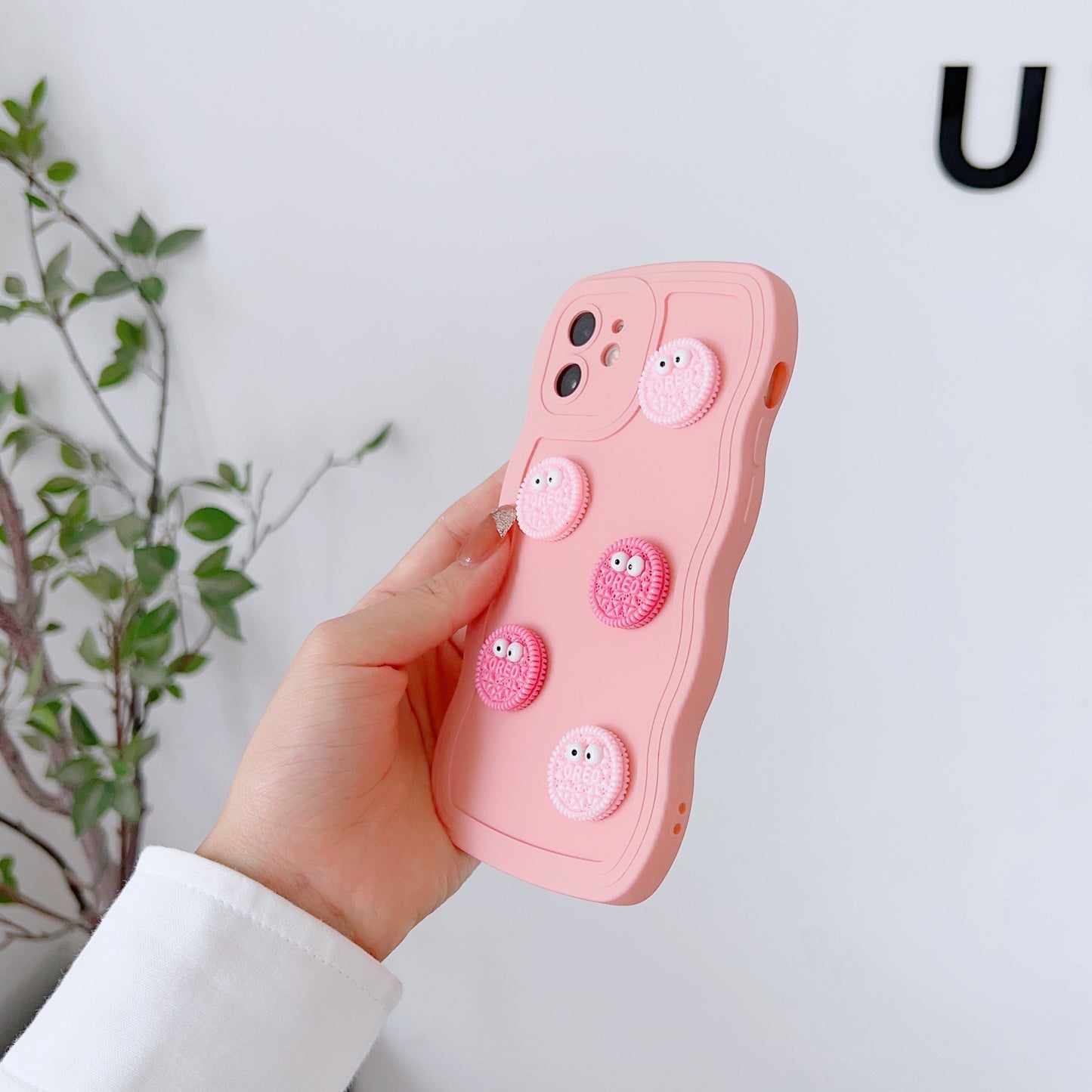 Wavey Grip Pink O-reo Case